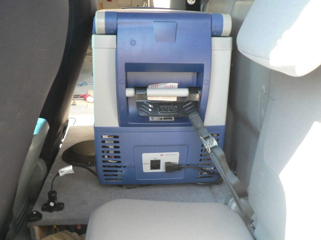 My back seat storage/fridge shelf in 2010 Expedition Portal